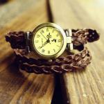 Nice Retro Vintage Woven Bracelet Watch