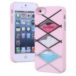 Cool Pink Rhombus Hard Cover Case For Iphone 4/4s
